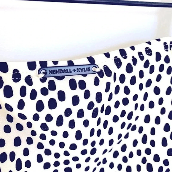 Kendall + Kylie Swim High Waisted Animal Dot Print Bikini Women’s Size Small - Picture 10 of 11